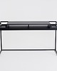 biurka Designerskie biurko toaletka GLAMM 140 cm - czarne 3