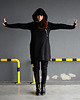 bluza z kapturem damska Bluza damska,asymetryczna bluza bawełniana, gothic style 3