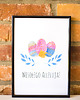 Wielkanoc - inne Plakat wielkanocny A4 pisanki 3