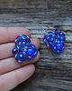 kolczyki soutache Niebieskie kolczyki sutasz 5