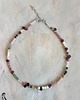 chokery Naszyjnik choker BOHO ART granat, turmalin, kwarc różowy 1