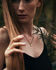wisiory MONOLITH long / brass necklace 2