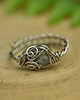 pierścionki - różne Pierścionek regulowany labradoryt wire wrapping 3