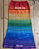 spódnice maxi UNIKAT "Happy Rainbow" spódnica maxi dziergana na drutach 2