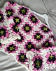 swetry damskie  Sweter patchwork ABBA 5