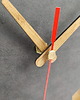 zegary Duży zegar ścienny 30 cm czarny ( antracyt ) Arabski 4