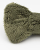 muszki i krawaty Mucha Fluffy Olive Green 1