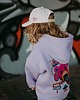 bluzy dla dziewczynki Dres oversize Teddyland lawendowy 1