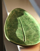 patery i talerze Opowieść lasu - zielona patera z liściem szczawiu 5