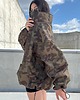 kurtki damskie Camo looseZip oversize jacket 5