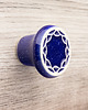 gałki do mebli Gałka do mebli ciemnoniebieska nakrapiana, wz.4 1