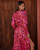sukienki midi damskie Elena pink rose dress 3