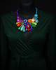 kolie Kolorowy Bajkowiec - naszyjnik Soutache 3