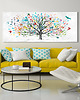 obrazy Obraz na płótnie Abstakcyjne drzewo- 150x60cm 1