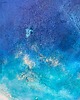 obrazy Granatowy obraz abstrakcyjny - obraz ze złotem Maldives IX 40x50 cm 3