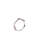 pierścionki srebrne WAVES thin / SILVER RING 6