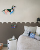 tapety i naklejki ścienne Wainscoting Solid  Dark - samoprzylepny dekoracyjny panel ścienny 7