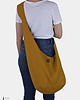 torby XXL Musztardowa torba hobo w stylu boho / vegan 4