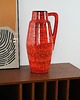 wazony Wazon ceramiczny czerwony, niemiecki design, lata 60, produkcja: West Germany 1