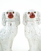 figurki i rzeźby Ceramiczne pieski kominkowe - Spaniele, styl Staffordshire, Anglia 2