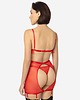 majtki damskie Czerwone stringi First Love 3
