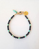 bransoletki z kamieni naturalnych Bransoletka Czarno Turkusowa Złota 1