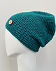 czapki damskie Czapka całoroczna przejściowa cienka bawełna s/m unisex szmaragd 1
