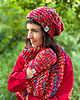 czapki damskie Czapka nieugniatająca włosów MERINO 50% THIS IS IT ,,Czerwienie" 2