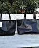 torby na ramię Skórzana Shopper MODENA M Czarny CroCo mat 7