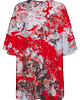 t-shirt damskie DR.CROW T-shirt Damski Oversize Marble Red 1