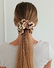 gumki do włosów Gumka jedwabna, scrunchie, vinateg bloom MAXI 6