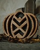 dodatki - różne Drewniana dekoracja Halloween Dynia ażurowa z drewna Woodwasp 1