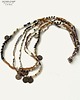 naszyjniki - inne Boho Stonowany naszyjnik z mnóstwa drobnych koralików super PREZENT handmade 3