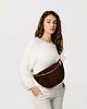 saszetka nerka Beani bag maxi - skórzana nerka - zamszowa - brąz 1