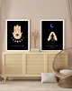 plakaty Plakat joga - HAMSA PROTECTION 2