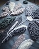 poduszki plecione Poduszka jesienna boho liście kwiaty 1