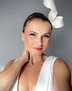 Ślubne ozdoby do włosów Fascynator ślubny okazjonalny /oraz inne kolory 5