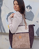 torby na ramię Sztruksowa duża torba Shopper Mocha 1