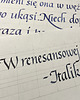 Warsztaty inne Skup się na sobie i kaligrafii Relaks z italiką 2