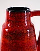 wazony Wazon ceramiczny czerwony, niemiecki design, lata 60, produkcja: West Germany 4