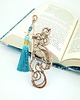 zakładki do książek Ozdobna zakładka do książki z apatytem wire wrapping 4