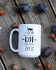 kubki Ciężko pracuje by mój kot miał godne .., kubek 1