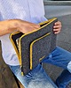 akcesoria - inne Etui na laptopa PERSONALIZACJA ciemnoszare żółty zamek i haft 4