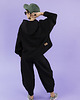 bluza z kapturem damska Bluza Oversize Czarna 4