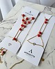 bransoletki z kamieni naturalnych Bransoletka z pierścionkiem Sexy Stones Red 3