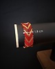 bransoletki ze szkła Czerwono-Złota Bransoletka z Koralików "Red Chevron" 5
