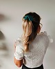 spinki i klamry do włosów Scrunchie spinka klamra jedwabna morska bryza 6