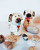 pojemniki kuchenne Solniczka i pieprzniczka. Ceramiczne psy. 1