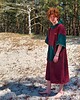 moda - inne Ponczo kąpielowe z bawełnianej frotte  MAROON MASTER 5