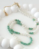 korale Naszyjnik z kamieni naturalnych: kamień księżycowy, amazonit 2